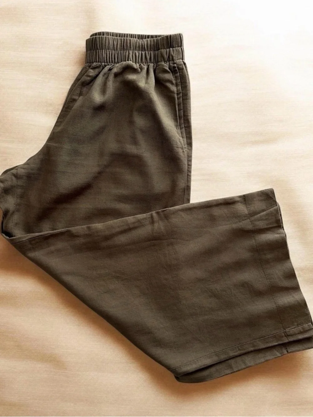 Old Navy Olive Elastic-Waist Joggers